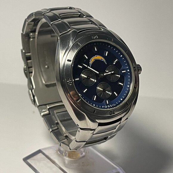 Los Angeles Chargers NFL Stainless-Steel Watch by Fossil NEW (RARE) - Picture 6 of 9